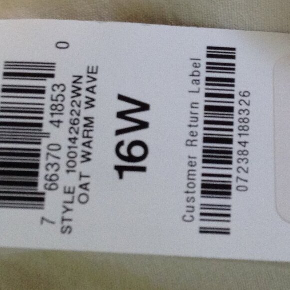 NWT Alfani 16W, Bone color, Maxi, Short cuffed sleeve; Special Occasion, Profess - Picture 5 of 7